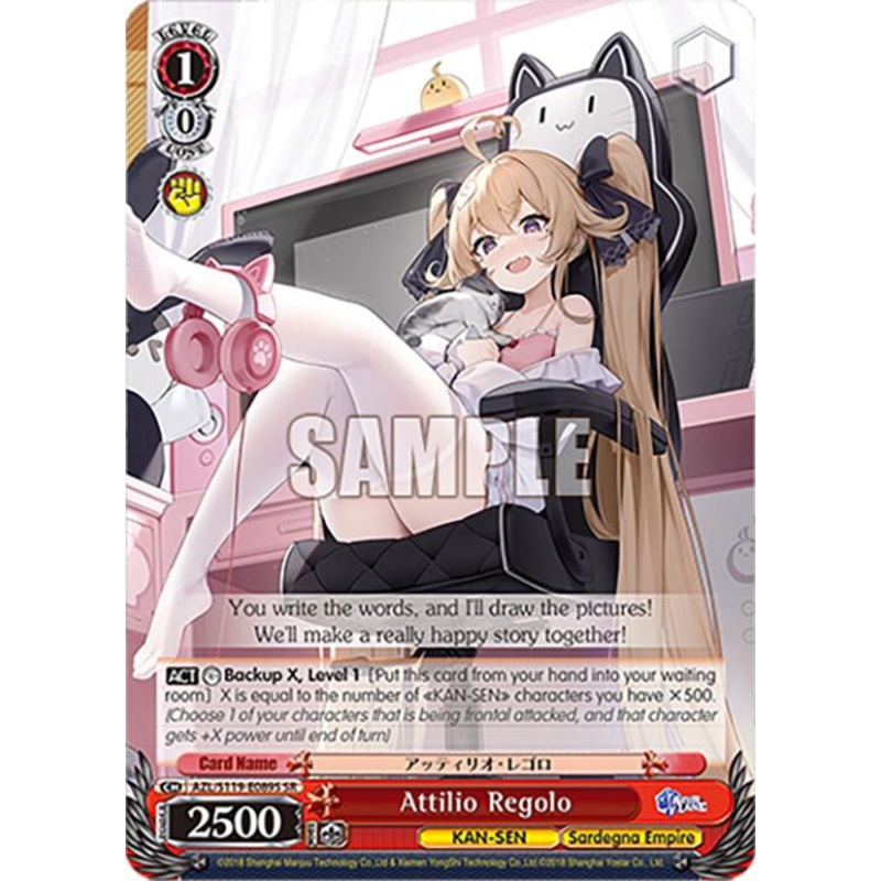 Attilio Regolo (AZL/S119-E089S SR) [Azur Lane Vol. 2]
