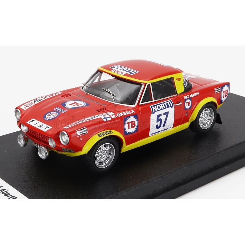 FIAT | 124 ABARTH (night version) N 57 RALLY 1000 LAKES 1974 MARKETTA OKSALA – TERTTU AHO