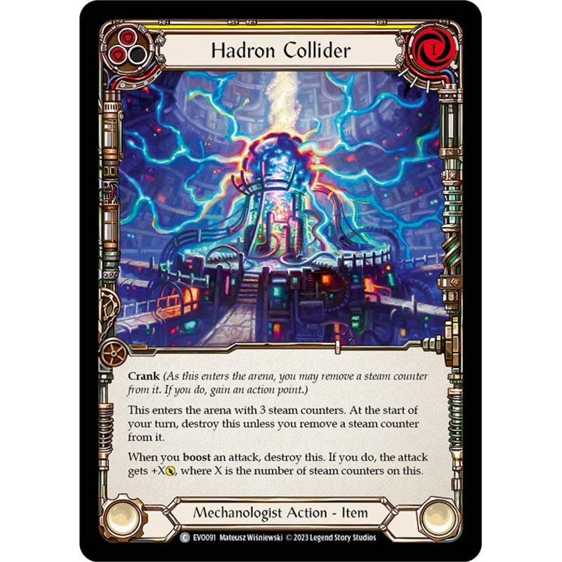Hadron Collider (Yellow) [EVO091] (Bright Lights)  Rainbow Foil