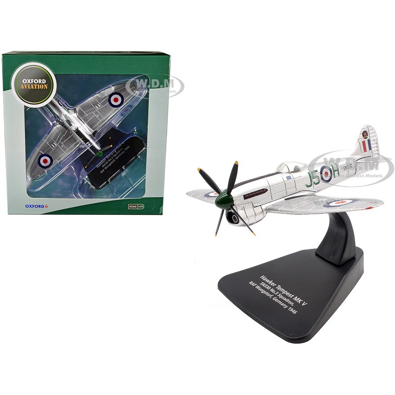 Hawker Tempest MK V Fighter Plane SN330 No.3 Squadron, RAF Wunstorf, Germany (1946) Oxford Aviation Series 1/72 Diecast Model Airplane by Oxford Diecast
