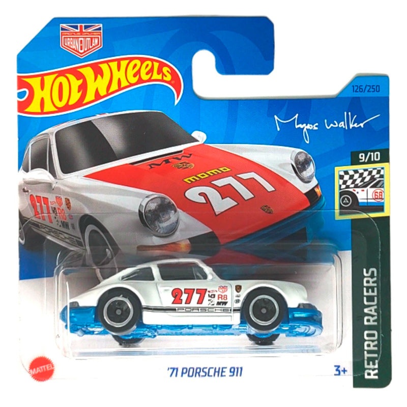 Hot Wheels – ’71 Porsche 911 White (SC) HKH06-M521 (2023 Retro Racers)