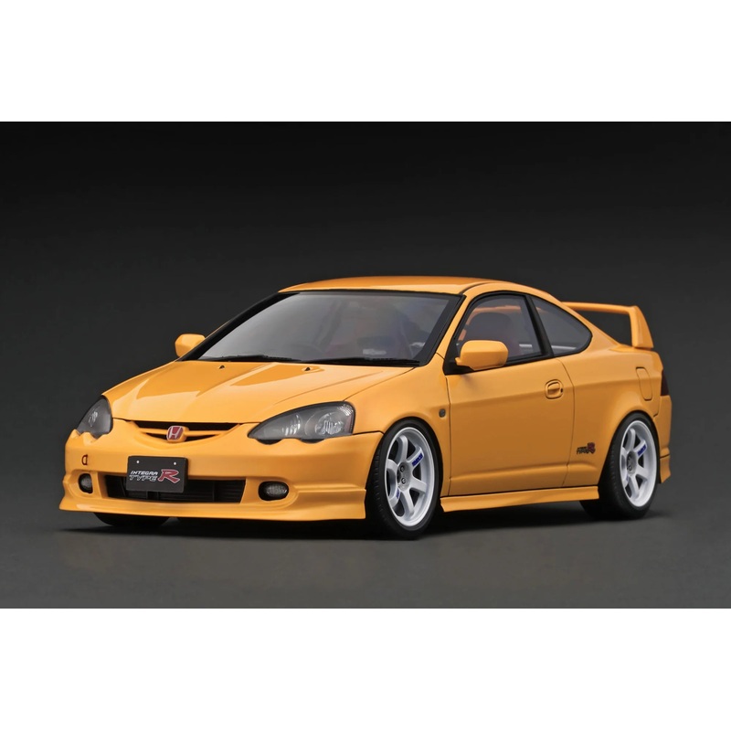 IGNITION MODEL 1/18 IG3328 Honda INTEGRA (DC5) TYPE R Yellow
