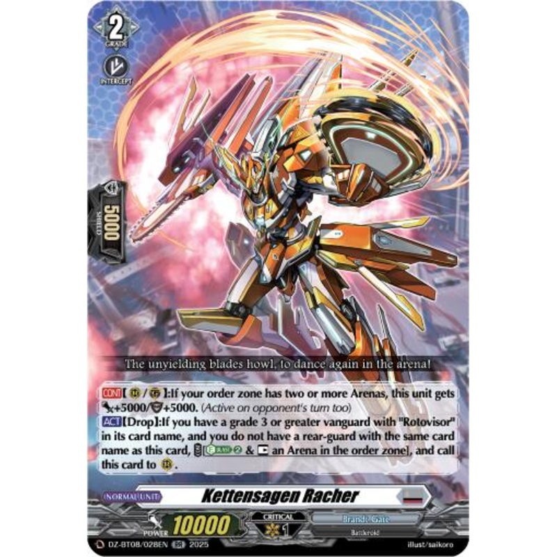 Kettensagen Racher (DZ-BT08/028EN) [Knights 0f Rebirth]