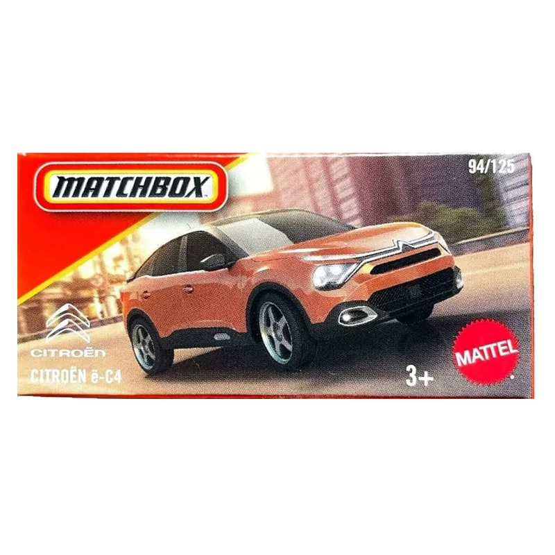 Matchbox Power Grabs – Citroen e-C4 Orange (JBV33)