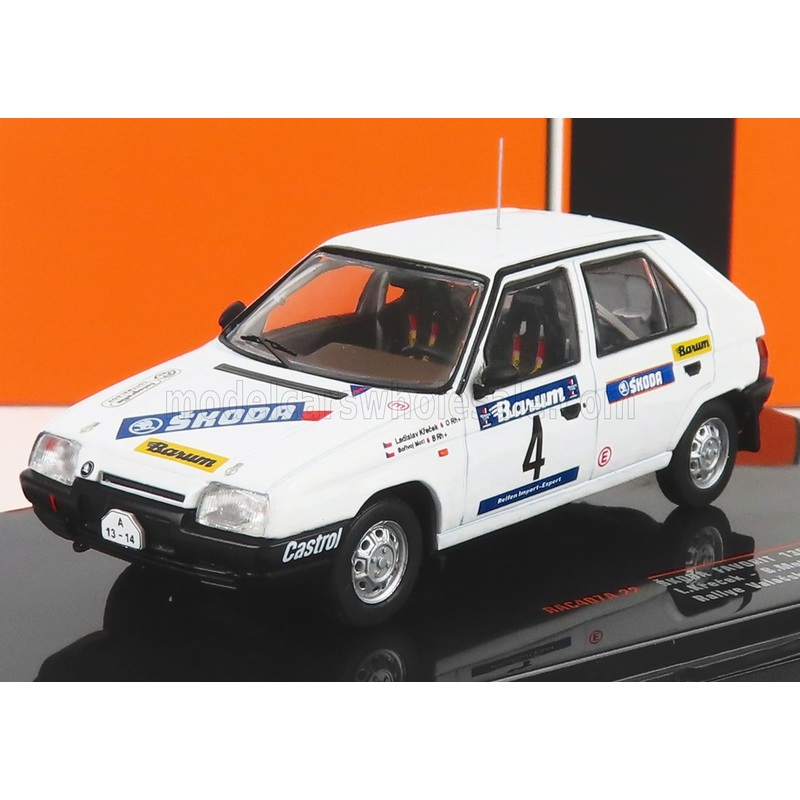 SKODA | FAVORIT 136L (night version) N 4 RALLY VALASSKAA ZIMA 1989 L.KRECEK – B.MOTL