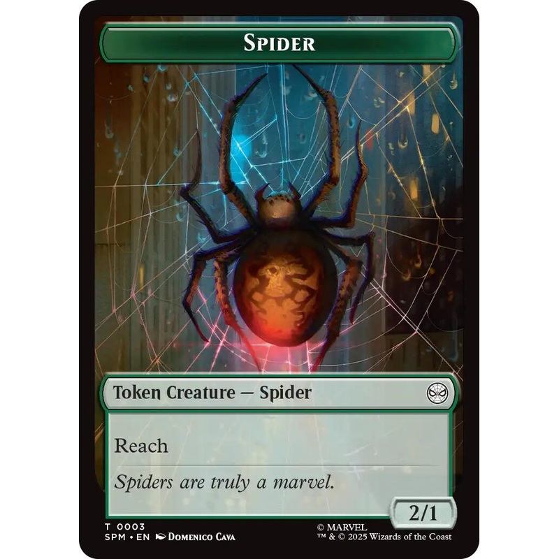 Spider // Food Double-Sided Token [Marvel’s Spider-Man Tokens]