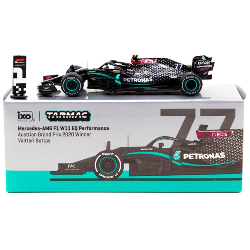 Tarmac Works Mercedes-AMG F1 W11 Austrian GP 2020 Bottas #77 (1/64)