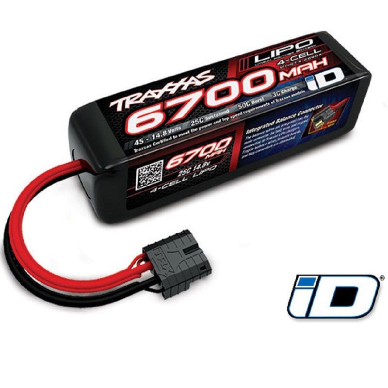 TRAXXAS 6700MAH 14.8V 4-CELL 25C LIPO