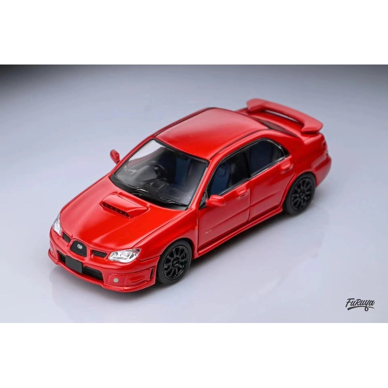 Furuya 1/64 Subaru Impreza WRX STi The 9th Generation Red Sedan Version ( Movie Car Baby Driver )
