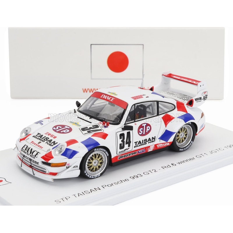 PORSCHE | 911 993 GT2 TEAM STP TAISAN N 34 WINNER ROUND 6 GT1 JGTC 1995 TAUGIO MATSUDA – KEIICHI SUZUKI
