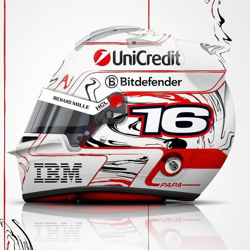 *PRE-ORDER* Charles Leclerc – 2025 Japan GP – Ferrari – 1:5 Scale Resin Model Helmet – Looksmart