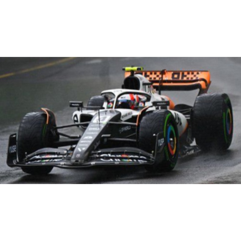 *PRE-ORDER* McLaren MCL60 No.4 McLaren – 9th Monaco GP 2023 – Lando Norris – 1:18 Scale Model – Spark