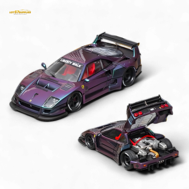 (Pre-Order) Star Model F40 LB-Works Wide-Body – Magic Purple Ordinary 1:64