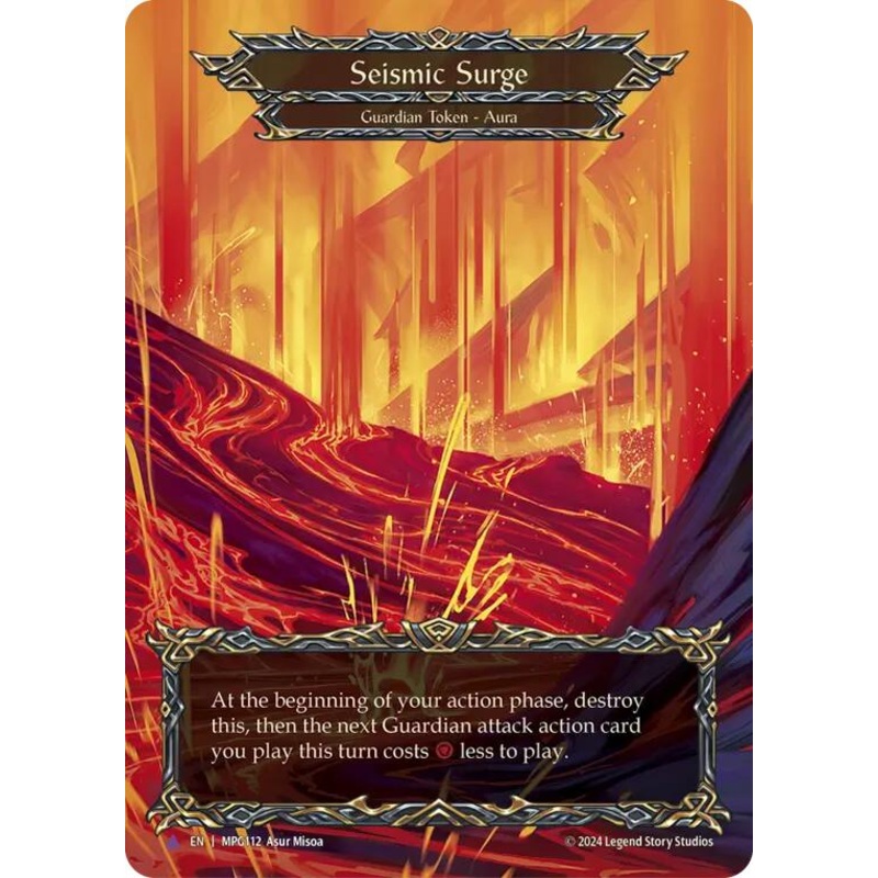Seismic Surge (Lava) (Marvel) [MPG112] (Mastery Pack Guardian)  Cold Foil