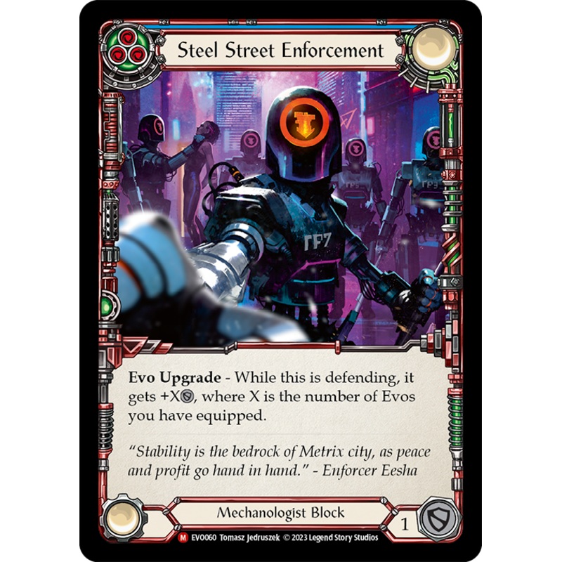 Steel Street Enforcement [EVO060] (Bright Lights)  Rainbow Foil