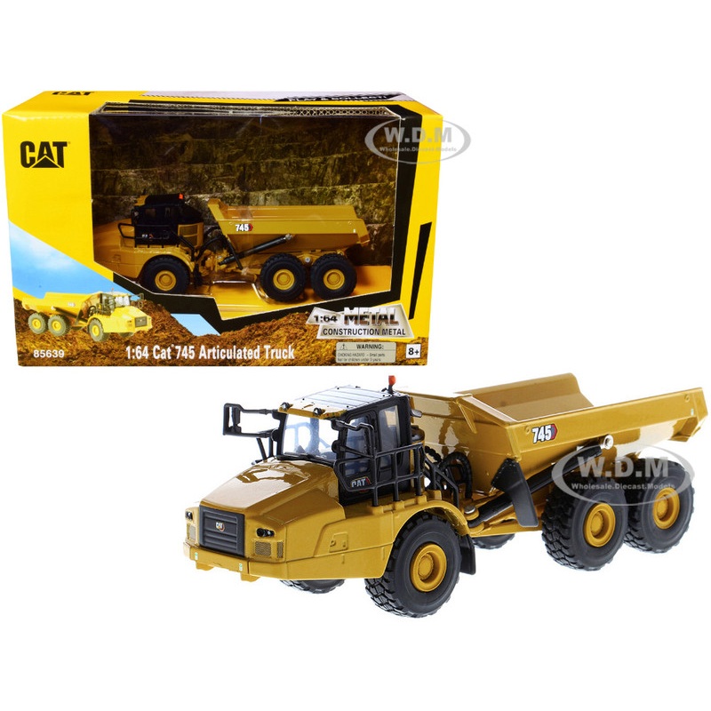 CAT Caterpillar 745 Articulated Truck Play & Collect! Series 1/64 Diecast Model by Diecast Masters