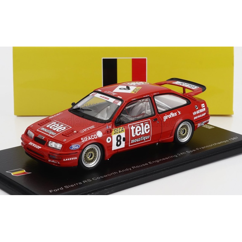 FORD ENGLAND | SIERRA RS COSWORTH TEAM ANDY ROUSE ENGINEERING N 8 24h SPA 1987 ANDY ROUSE – WIN PERCY – THIERRY TASSIN