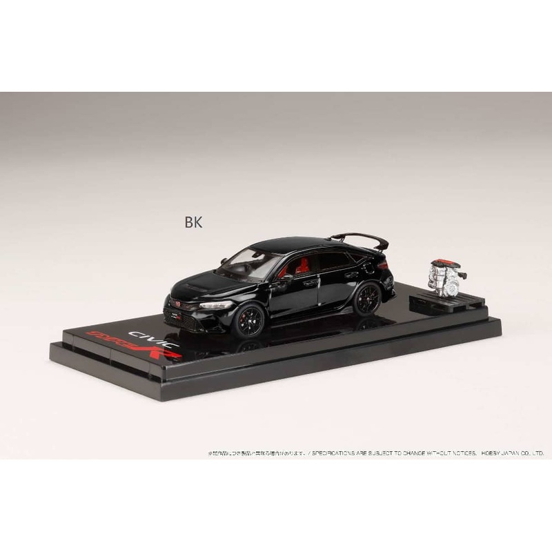 Hobby Japan 1/64 Honda Civic Type-R FL5 (HJ641063) – BLACK