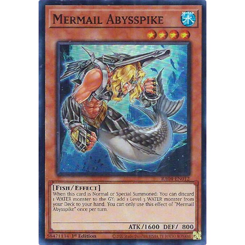 Mermail Abysspike [RA04-EN012] Super Rare
