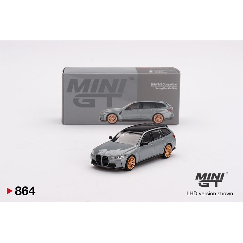 Mini GT 1:64 BMW M3 Competition Touring Brooklyn Grey (MGT00864-CH)