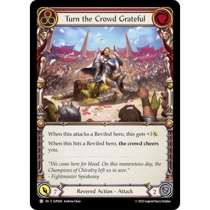 Turn the Crowd Grateful (Red) [SUP049] (Super Slam)