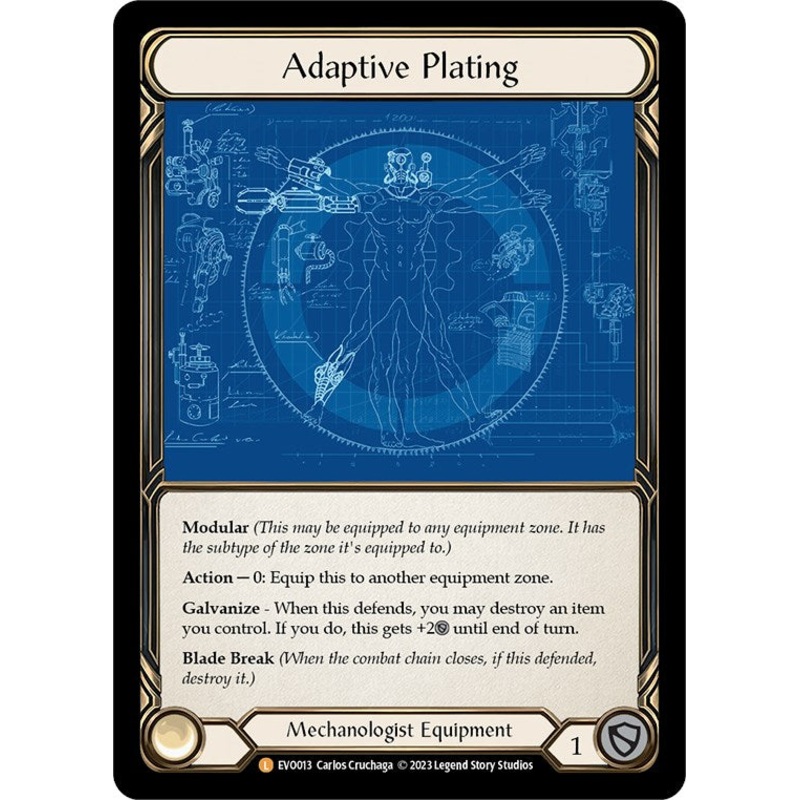 Adaptive Plating [EVO013] (Bright Lights)  Rainbow Foil
