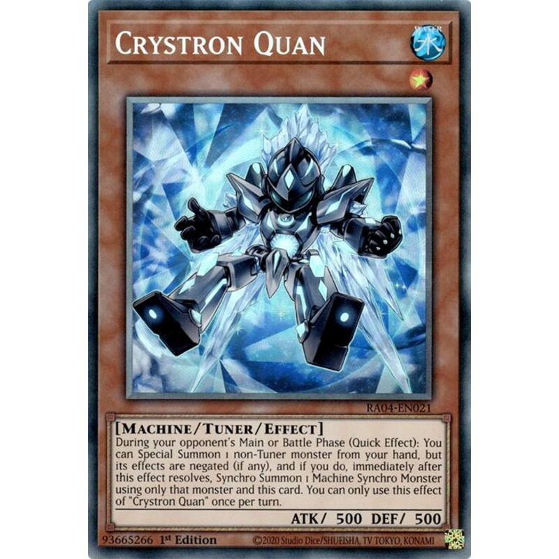 Crystron Quan [RA04-EN021] Prismatic Collector’s Rare