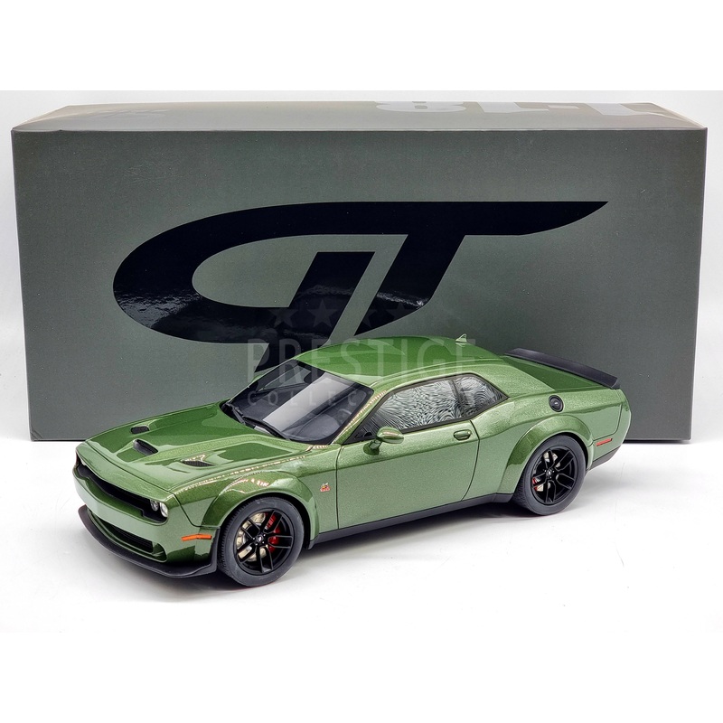 GT Spirit 2019 Dodge Challenger R/T Scat Pack Widebody Green GT815 1:18 Scale – New