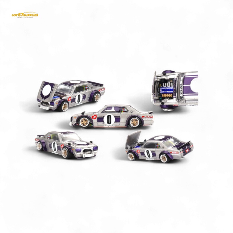 Mini GT x Kaido House Nissan Skyline KPCG10 Kaido Works V1 1:64 KHMG165