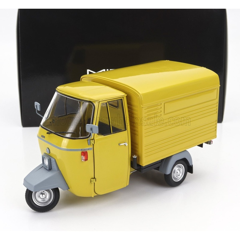 PIAGGIO – APE P501 VAN CLOSED 1979 – CON VETRINA – WITH SHOWCASE – GIALLO TEXAS – YELLOW
