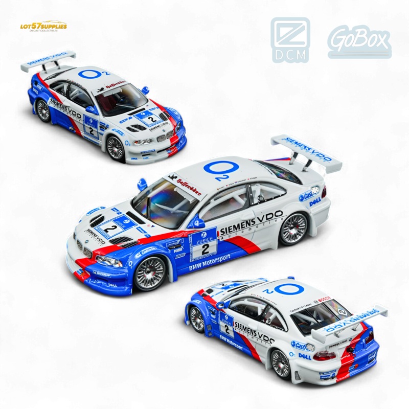 (Pre-Order) DCM & GOBOX M3 GTR E46 – SIEMENS 2 1:64