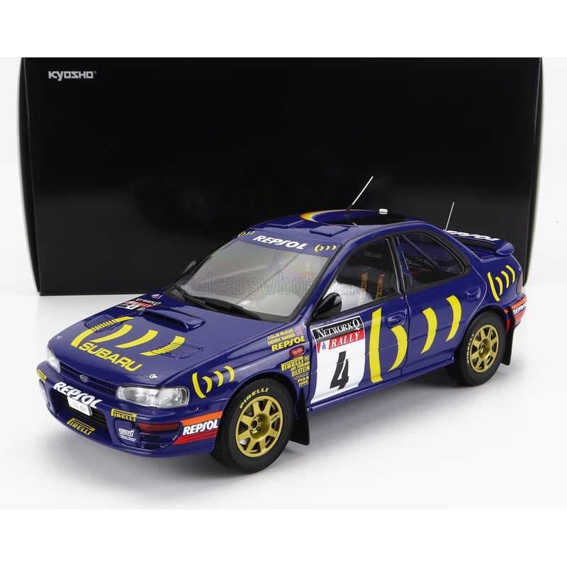 SUBARU – IMPREZA 555 REPSOL N 4 WINNER RALLY RAC LOMBARD 1994 C.McRAE – D.RINGER – BLUE YELLOW