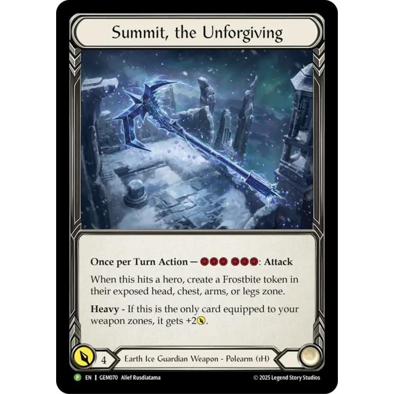 Summit, the Unforgiving [GEM070] (GEM Pack 3)  Cold Foil