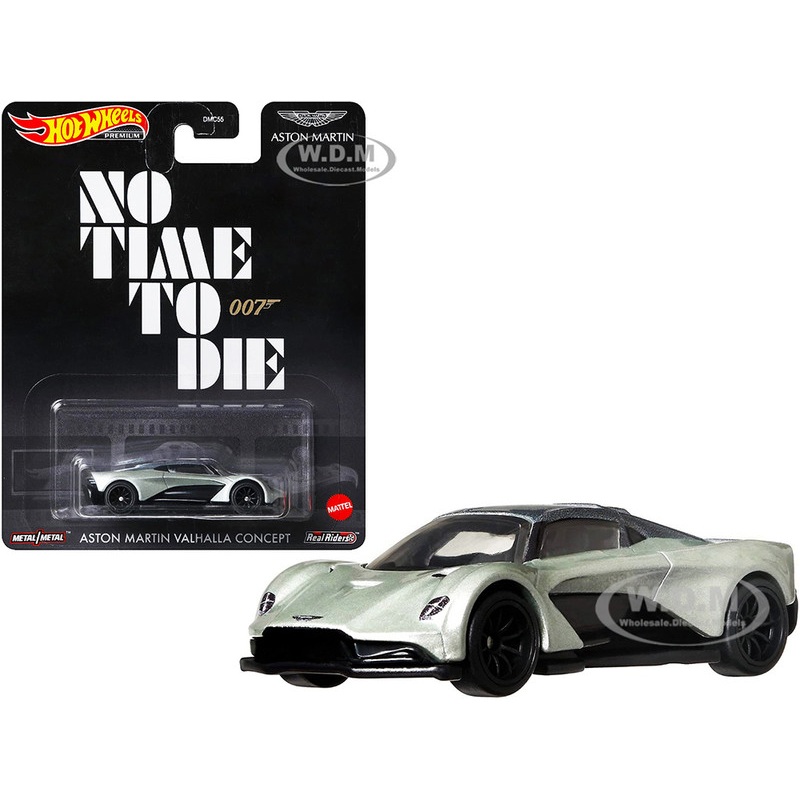 Aston Martin Valhalla Concept Light Green Metallic with Dark Green Top (James Bond 007) No Time to Die (2021) Movie Diecast Model Car by Hot Wheels