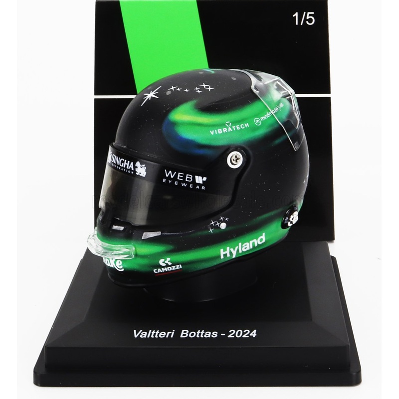 BELL HELMET | CASCO HELMET F1 VALTTERI BOTTAS TEAM STAKE KICK SAUBER N 77 SEASON 2024