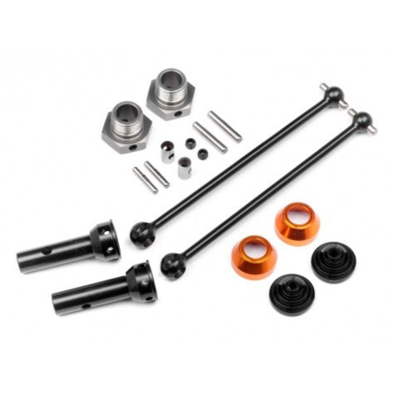 D819 / D819RS / E819  Drive Shaft Set CVA (2pcs/Front/92mm)