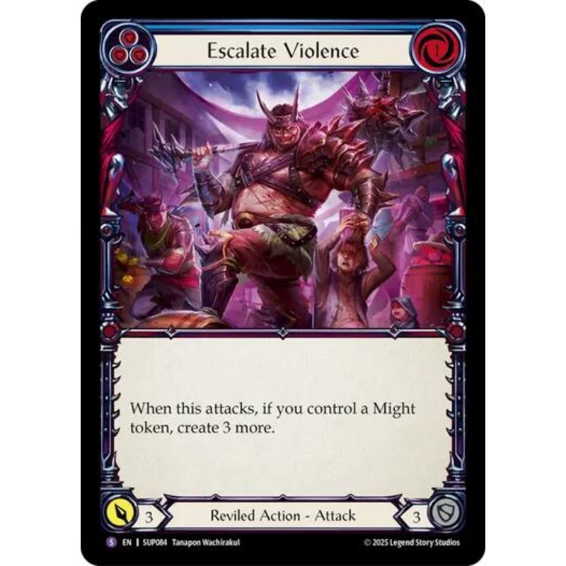 Escalate Violence [SUP084] (Super Slam)  Rainbow Foil