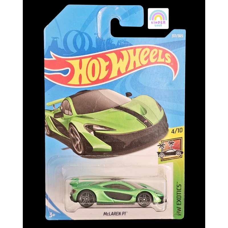 Hot Wheels McLaren P1 – Rare Green Color