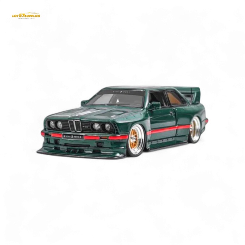 NA BMW E30 Wide-Body Resin Model Green 1:64