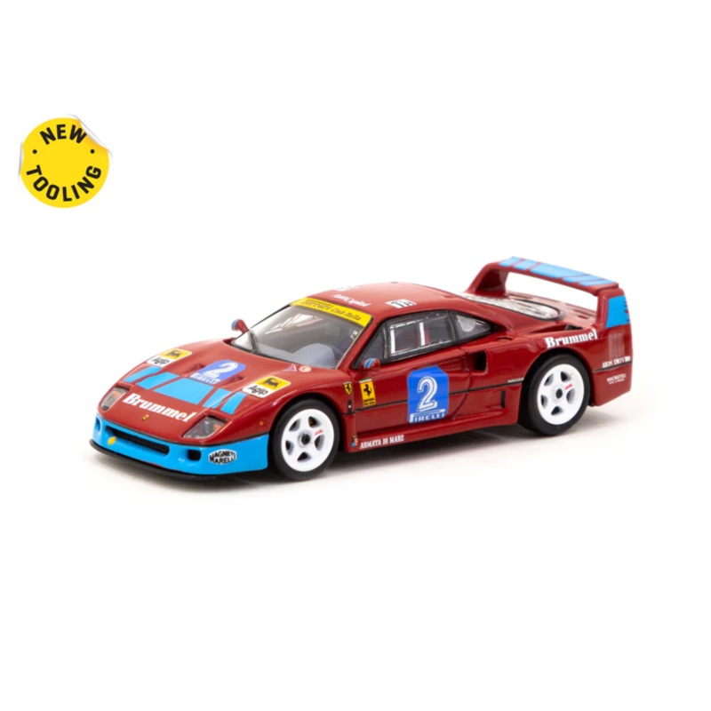 Tarmac Works X iXO Models 1/64 Ferrari F40 GT Italian GT Championship 1992 #2 – HOBBY64