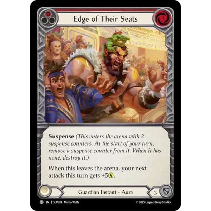 Edge of Their Seats (Red) [SUP201] (Super Slam)
