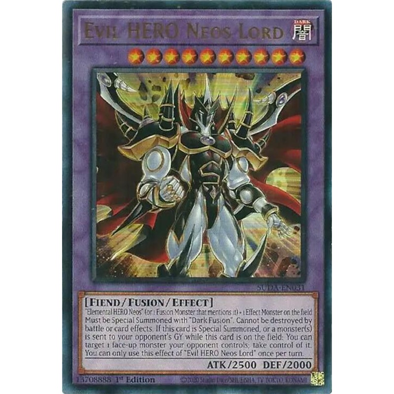 Evil HERO Neos Lord [SUDA-EN031] Ultra Rare
