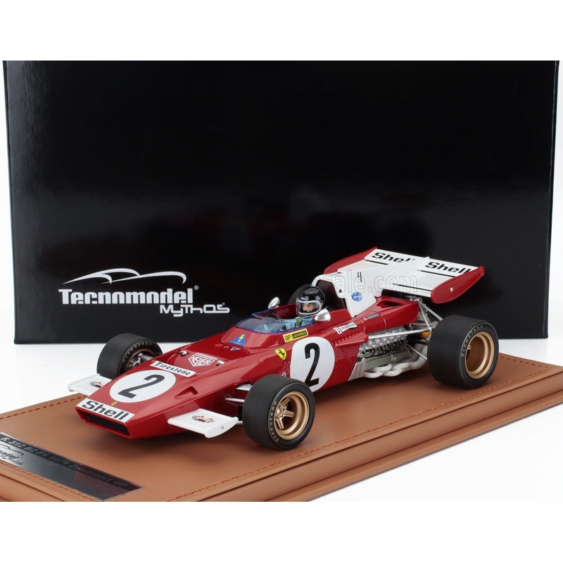 FERRARI | F1 312B2 N 2 ZANDVOORT GP (with pilot figure) 1971 JACKY ICKX – CON VETRINA – WITH SHOWCASE
