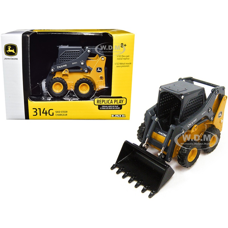 John Deere 314G Skid Steer Loader 1/32 Diecast Model by ERTL TOMY