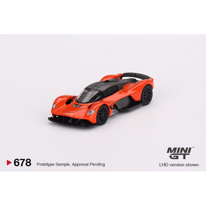MINI GT 1/64 #678 Aston Martin Valkyrie  Maximum Orange (LHD)