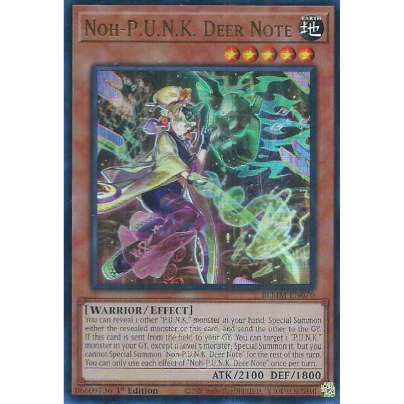 Noh-P.U.N.K. Deer Note [BLMM-EN076] Ultra Rare