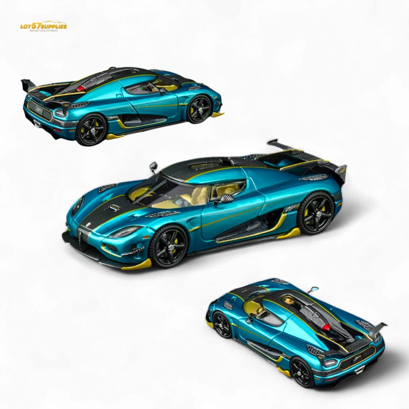 (Pre-Order) TPC Agera RS – Peacock Blue 1:64