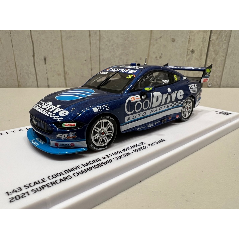 Tim Slade 1:43 CoolDrive Racing #3 Ford Mustang GT – 2021 Supercars Championship Season