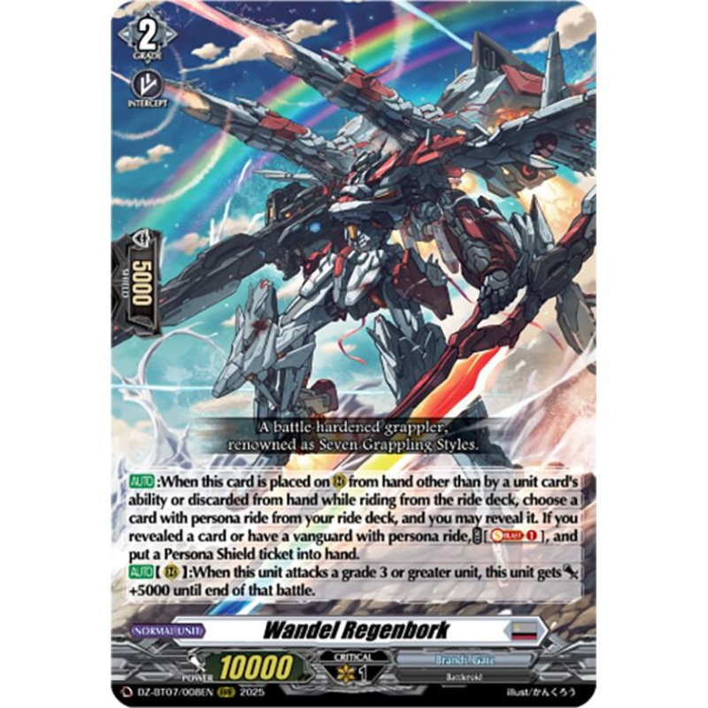 Wandel Regenbork (DZ-BT07/008EN) [Moon Fangs & Cerulean Blaze]