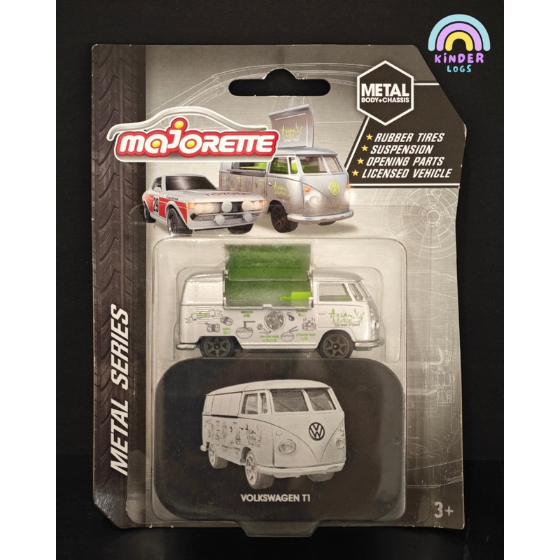 Majorette Volkswagen T1 With Metal Storage Box